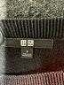 Uniqlo 100% Cotton Stripes Black Pullover Sweater Size S - photo 7