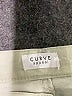 Curve Appeal Solid Green Khakis Size 4 - photo 4