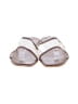 Bebe White Brown Sandals Size 11 - photo 2