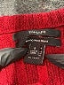 Tahari Solid Red Cardigan Size S - photo 7
