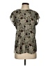 AP.NY 100% Viscose Print Black Short Sleeve Blouse Size S (estimated) - photo 1