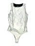Wearever Metallic Silver One Piece Swimsuit Size M - photo 1