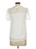 Monteau 100% Polyester Ivory Short Sleeve Blouse Size L - photo 2