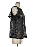 Ann Taylor LOFT Black Short Sleeve Top Size S - photo 4