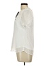 Monteau 100% Polyester Ivory Short Sleeve Blouse Size L - photo 5
