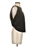 Bebe Polka Dots Black Sleeveless Blouse Size S - photo 4