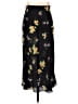 Réalisation 100% Silk Floral Black Silk Skirt Size XXS - photo 1