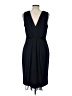 Donna Ricco Solid Blue Cocktail Dress Size 10 - photo 2