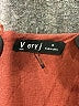 Very J Solid Burgundy Romper Size S - photo 4