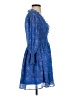 ASOS Design 100% Polyester Paisley Blue Cocktail Dress Size 0 - photo 4