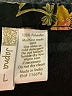 Japna 100% Polyester Black Short Sleeve Blouse Size L - photo 8