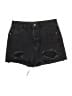 Shein Black Denim Shorts Size 6 - photo 1