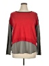 Nicole by Nicole Miller 100% Acrylic Color Block Red Pullover Sweater Size XL - photo 1
