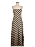 Endless Rose 100% Polyester Stripes Tan Casual Dress Size M - photo 1