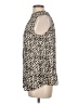 Unbranded 100% Polyester Animal Print Tan Sleeveless Blouse Size L - photo 5