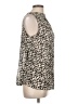 Unbranded 100% Polyester Animal Print Tan Sleeveless Blouse Size L - photo 4