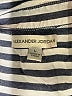 Alexander Jordan 100% Rayon Stripes Silver Long Sleeve Button-Down Shirt Size L - photo 7