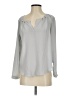 Harper Gray Long Sleeve Blouse Size S - photo 1