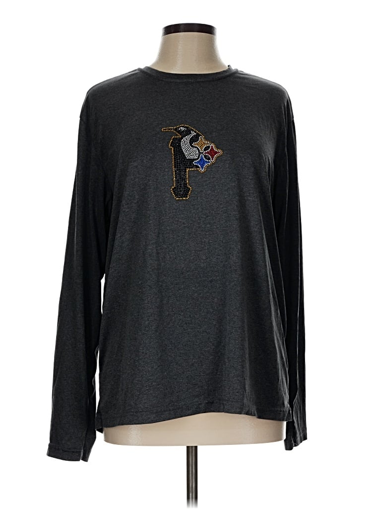 Pre-owned Sport-tek Long Sleeve T-shirt In Gray