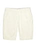 Ecru Solid Ivory Khaki Shorts Size 8 - photo 1