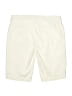 Ecru Solid Ivory Khaki Shorts Size 8 - photo 2