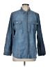 Chico's Blue Long Sleeve Button-Down Shirt Size Lg (2) - photo 1