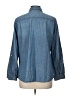Chico's Blue Long Sleeve Button-Down Shirt Size Lg (2) - photo 2