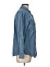 Chico's Blue Long Sleeve Button-Down Shirt Size Lg (2) - photo 4