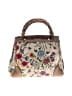 Gucci Floral Ivory Tan Canvas Bamboo Handle Bag One size - photo 3