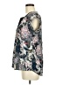 DR2 100% Rayon Paisley Gray Short Sleeve Blouse Size M - photo 5
