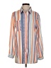 Unbranded Stripes Orange Long Sleeve Blouse Size S - photo 1