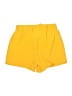 retrology 100% Polyester Solid Yellow Shorts Size S - photo 2