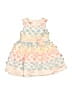 Purple Rose 100% Polyester Hearts Ivory Dress Size 4T - photo 1