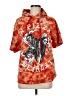 Eighty Eight 100% Cotton Orange Poncho Size M - photo 1
