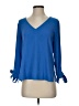 CeCe Blue 3/4 Sleeve Blouse Size XS - photo 1