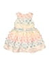 Purple Rose 100% Polyester Hearts Ivory Dress Size 4T - photo 2