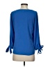 CeCe Blue 3/4 Sleeve Blouse Size XS - photo 2