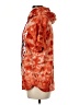 Eighty Eight 100% Cotton Orange Poncho Size M - photo 5