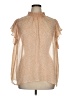 Hayden 100% Polyester Tan Sleeveless Blouse Size 1X - photo 1