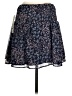 Aqua 100% Polyester Paisley Blue Casual Skirt Size S - photo 2