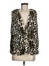 Chico's 100% Polyester Animal Print Ivory Faux Fur Vest Size Med (1) - photo 1