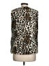 Chico's 100% Polyester Animal Print Ivory Faux Fur Vest Size Med (1) - photo 2