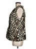 Chico's 100% Polyester Animal Print Ivory Faux Fur Vest Size Med (1) - photo 5