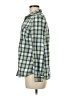 Old Navy Plaid Green Long Sleeve Button-Down Shirt Size M - photo 5