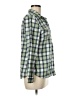 Old Navy Plaid Green Long Sleeve Button-Down Shirt Size M - photo 4