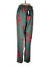 PrettyLittleThing 100% Polyester Floral Teal Casual Pants Size 8 - photo 2