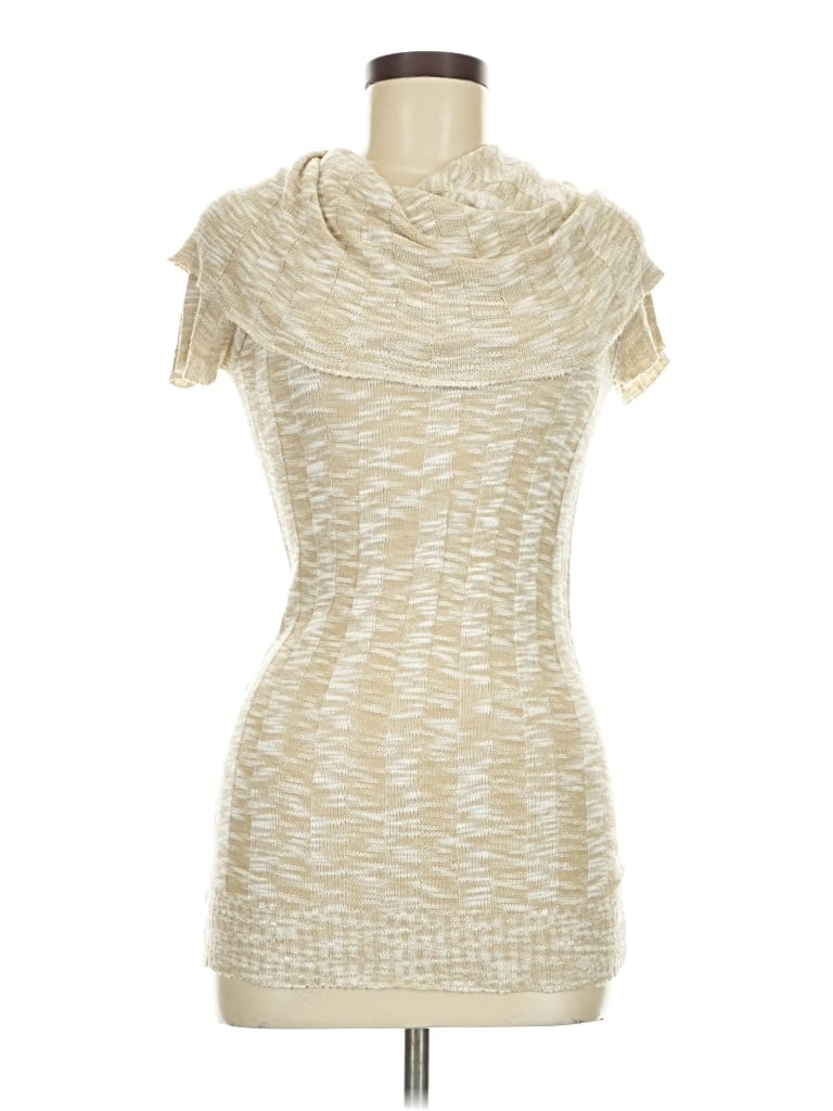 Pre-owned Rue21 Short Sleeve Turtleneck In Ivory