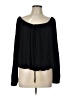 Michael Kors 100% Viscose Black Long Sleeve Blouse Size 10 - photo 1