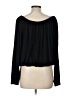 Michael Kors 100% Viscose Black Long Sleeve Blouse Size 10 - photo 2