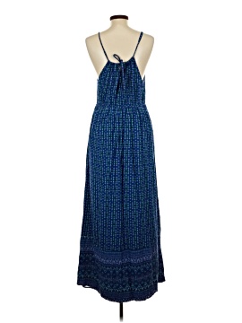 blue floral layered dress Blue Floral Tiered Short Dress main image 1
